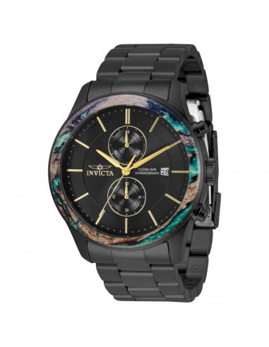 Invicta Men's Chronograph Watch - Specialty Quartz Black Steel Bracelet | 34063 Comparez plus de prix