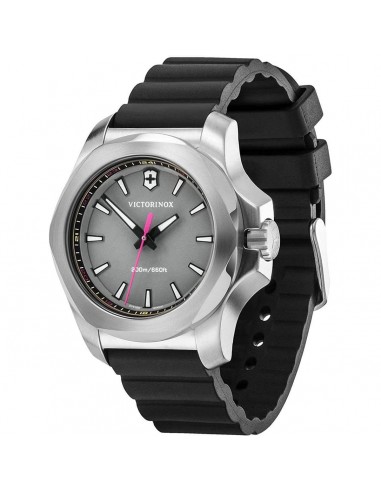 Victorinox Swiss Army Women's Watch - I.N.O.X. V Grey Dial Black Strap | 241881 meilleur choix