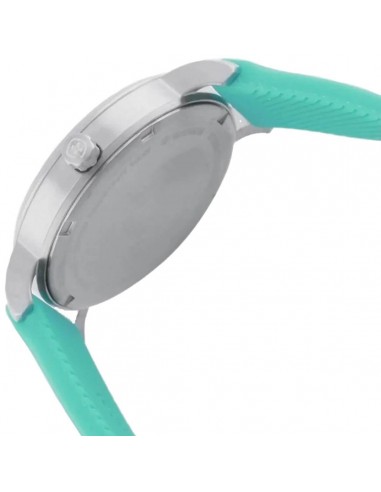 Wenger Women's Quartz Watch - Avenue White Dial Turquoise Silicone Strap | 01.1621.108 d'Europe débarque