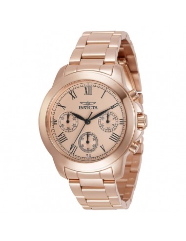 Invicta Women's Chronograph Watch - Specialty Quartz Rose Gold Dial Bracelet | 34422 50% de réduction en Octobre 2024