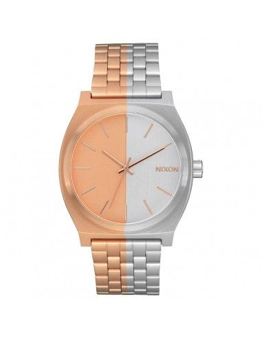 Nixon Men's Watch - Time Teller Rose Gold and Silver Tone Dial Bracelet | A0453239 meilleur choix