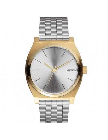 Nixon A0452062 Men's The Time Teller Silver Dial Stainless Steel Bracelet Watch de l' environnement