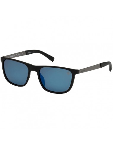 Timberland Men's Sunglasses - Blue Polarized Lens Metal Square Frame | TB9131 5605D Les êtres humains sont 