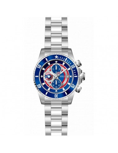 Invicta Men's Quartz Watch - Marvel Captain America Chronograph Bracelet | 34622 plus qu'un jeu 