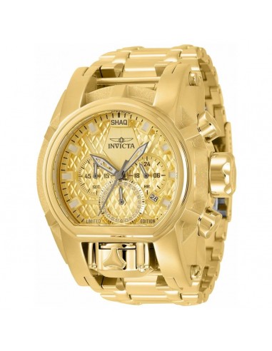 Invicta Men's Quartz Watch - Shaq Chronograph Yellow Gold Steel Bracelet | 34657 en linge