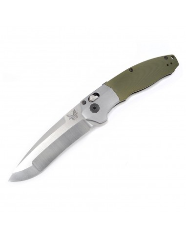 Benchmade Knife - Vector Axis-Assisted Flipper Satin Blade with G10 Handle | 496 la chaussure