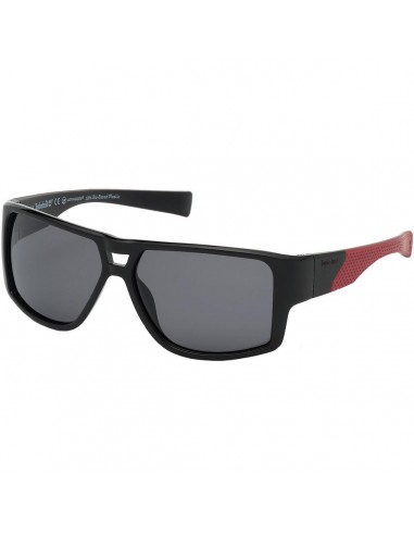 Timberland Men's Sunglasses - Shiny Black Full Rim Square Frame | TB9204 6001D commande en ligne