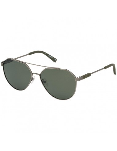 Timberland Men's Sunglasses - Matte Grey Metal Frame Polarized Lens | TB9210 5732D solde