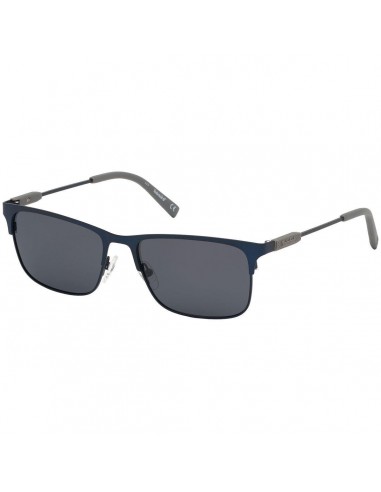 Timberland Men's Sunglasses - Matte Blue Metal Frame Polarized Lens | TB9212 5691D en ligne