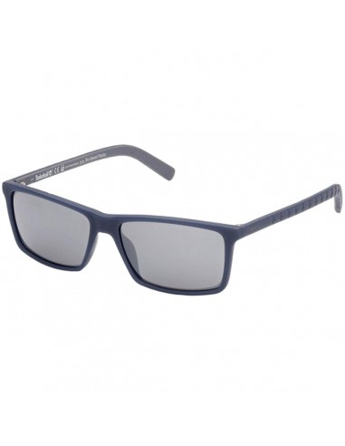 Timberland Men's Sunglasses - Matte Blue Plastic Frame Smoke Lens | TB9222 5691D outlet