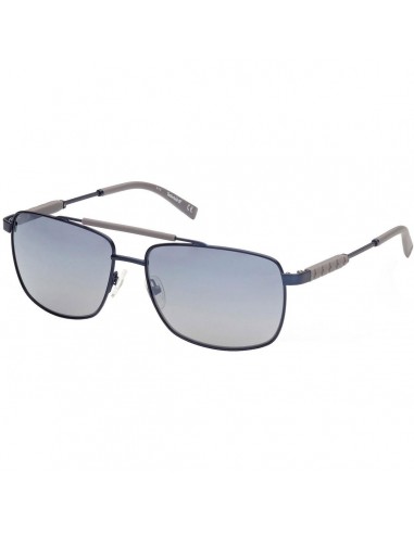 Timberland Men's Sunglasses - Matte Blue Pilot Frame Polarized Lens | TB9240 6191D Livraison rapide