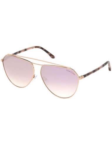 Tom Ford Women's Sunglasses - Binx Violet Gradient Lens Rose Gold | FT0681 6328Z en ligne