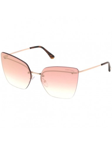 Tom Ford Women's Sunglasses - Camilla-02 Brown Mirror Lens Metal | FT0682 6333G Venez découvrir notre 