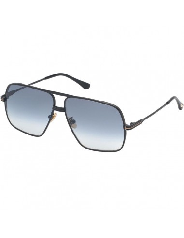 Tom Ford Men's Sunglasses - Frankie Gradient Blue Lens Metal Frame | FT0735-H 6201W la chaussure