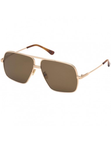 Tom Ford Men's Sunglasses - Frankie Brown Polarized Lens Metal Frame | FT0735-H 6228M de France