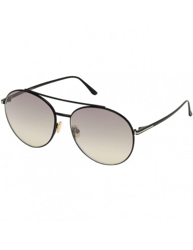 Tom Ford Women's Sunglasses - Cleo Gray Mirror Black Lens Metal Frame | FT0757 5901C JUSQU'A -70%! 