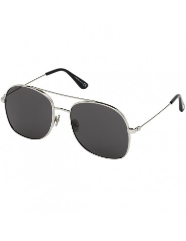 Tom Ford Women's Sunglasses - Delilah Shiny Palladium Pilot Metal Frame | FT0758 5816A Découvrez la collection