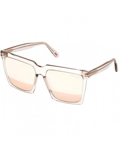 Tom Ford Women's Sunglasses - Sabrina-02 Transparent Crystal Frame | FT0764 5820Z meilleur choix