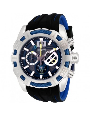 Invicta Men's Chronograph Watch - Bolt Blue and Transparent Dial Strap | 30297 livraison gratuite