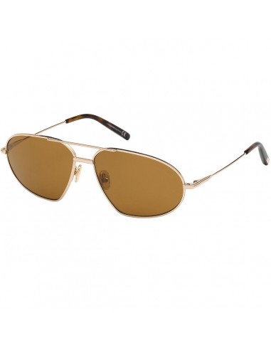 Tom Ford Men's Sunglasses - Bradford Brown Lens Shiny Rose Gold Frame | FT0771 6128E hantent personnes