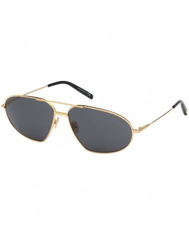 Tom Ford Men's Sunglasses - Bradford Smoke Lens Shiny Gold Frame | FT0771 6130A online