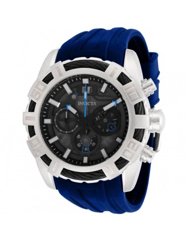 Invicta Men's Chronograph Watch - Bolt Charcoal and Transparent Dial Strap | 30299 online