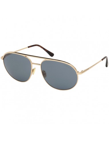 Tom Ford Men's Sunglasses - Gio Blue Lens Rose Gold Metal Frame | FT0772 6128V votre restaurant rapide dans 