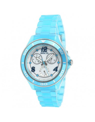 Invicta Women's Quartz Watch - Anatomic White Oyster Dial Blue Bracelet | 30366 Livraison rapide