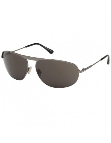 Tom Ford Men's Sunglasses - Gabe Smoke Lens Matte Dark Ruthenium Frame | FT0774 6313A Pour