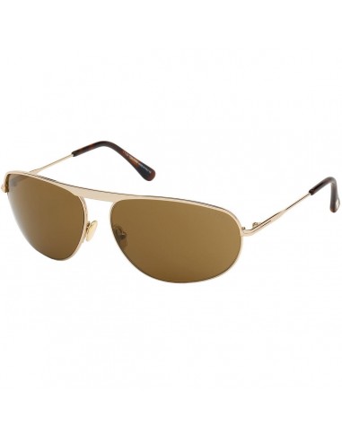 Tom Ford Men's Sunglasses - Gabe Brown Lens Shiny Rose Gold Frame | FT0774 6328E Livraison rapide