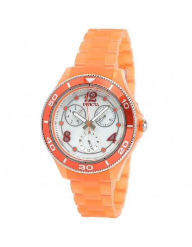 Invicta Women's Quartz Watch - Anatomic Orange Case Plastic Bracelet | 30370 le concept de la Pate a emporter 