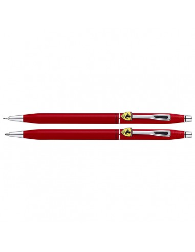 Cross Ballpoint Pen/Pencil Set - Classic Century, Matte Rosso Corsa Red | FR0081-117 une grave pollution 