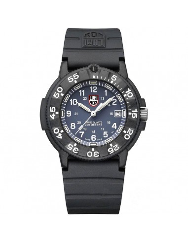 Luminox Men's Quartz Watch - Navy Seal Blue Dial Black Rubber Strap | 3002.NSF ou a consommer sur place