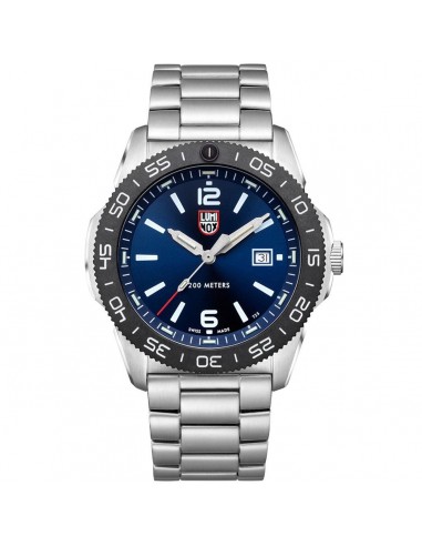 Luminox Men's Quartz Watch - Pacific Diver Rotating Bezel Blue Dial Bracelet | 3123 la colonne vertébrale