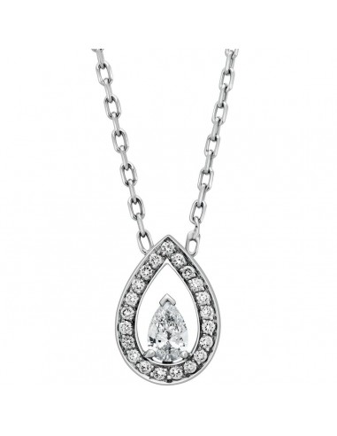 Fred of Paris Women's Pendant Necklace - Lovelight White Gold Diamond | 3B0268-000 Fin de série