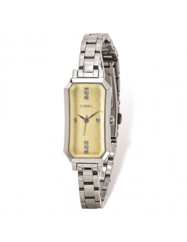 Ladies Chisel Stainless Steel Champagne Dial Watch Fin de série