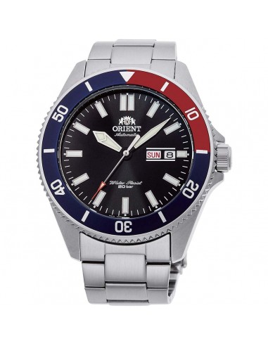 Orient Men's Automatic Watch - Kanno Black Dial Silver Tone Bracelet | RA-AA0912B19B brillant des détails fins