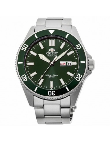 Orient Men's Automatic Watch - Kanno Green Dial Silver Tone Bracelet | RA-AA0914E19B la chaussure