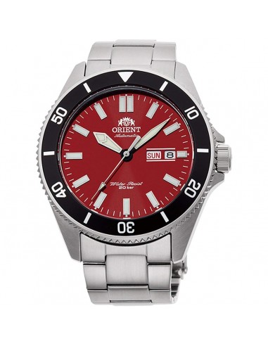 Orient Men's Automatic Watch - Kanno Red Dial Silver Tone Bracelet | RA-AA0915R19B Amélioration de cerveau avec