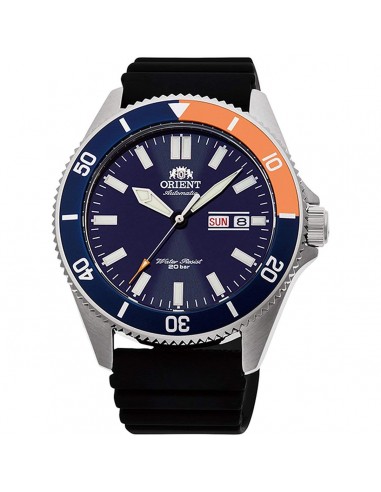 Orient Men's Automatic Watch - Kanno Blue Dial Black Silicone Strap | RA-AA0916L19B Jusqu'à 80% De Réduction