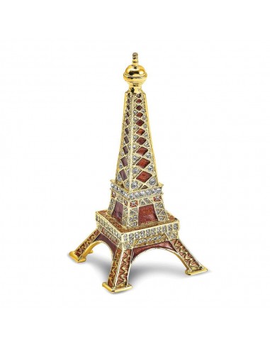 Bejeweled PARIS Eiffel Tower Ring Holder Trinket Box commande en ligne