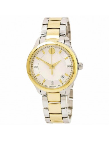 Movado Women's Diamond Watch - Bellina Quartz MOP White Dial TT Bracelet | 0606979 de la marque