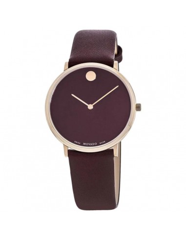 Movado Men's Quartz Watch - Modern 47 Rose Gold Case Brown Leather Strap | 0607261 ou a consommer sur place