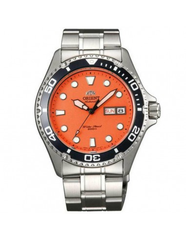 Orient Men's Automatic Watch - Ray Raven II Orange Dial Silver Bracelet | AA02006M Comment ça marche