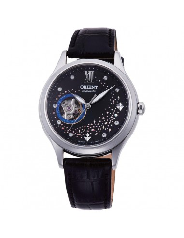 Orient Women's Automatic Watch - Blue Moon II Open Heart Black Dial Strap | AG0019B10B à prix réduit toute l'année