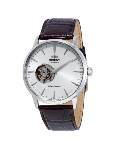 Orient Men's Automatic Watch - Contemporary Open Heart White Dial Strap | AG02005W 50% de réduction en Octobre 2024