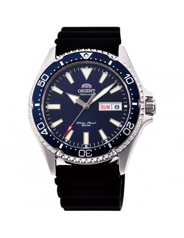 Orient Men's Automatic Watch - Kamasu Mako III Blue Dial Rubber Strap | RA-AA0006L19A/B shop