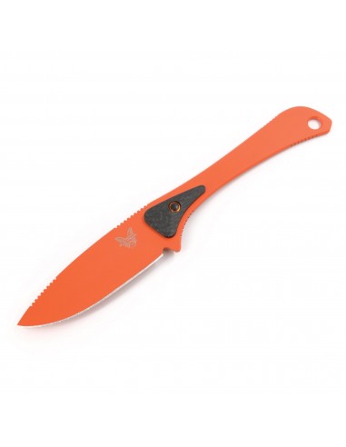 Benchmade Knife - Altitude Orange Handle Drop Point Fixed Steel Blade | 15200ORG en ligne