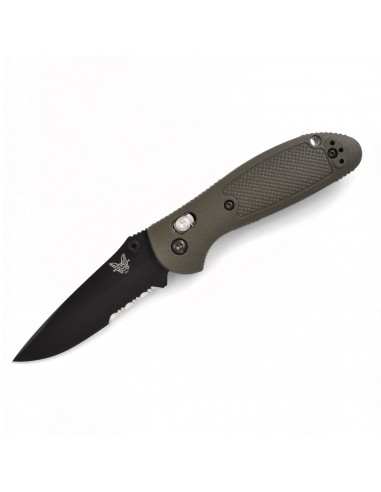 Benchmade Folding Knife - Mini Griptilian Serrated Drop Point Blade | 556SBKOD-S30V livraison et retour toujours gratuits