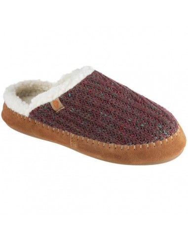 Acorn Women’s Clog - Sustainable Camden Garnet Wool Comfort, Large | A20136GARWL en stock